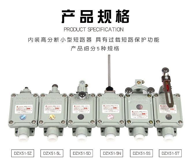 防爆行程開關 限位開關 B型DOB-DLXK LX5-15B/5d腳踏雙踏柱塞lx5-D滾輪Z EX B型(防護等級 IIB)